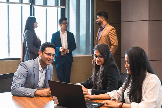 Professional woman in office
